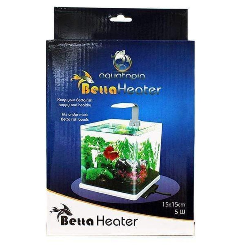 Aquatopia Betta Heater Mat - 5W Adjustable Under Tank Heater for Betta Fish Tanks - Perfect for Small Aquariums & Fish Bowls (Use for Tropical Fish, Shrimp Tanks & Reptile Habitats)