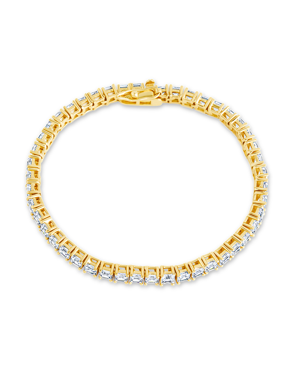 Brette CZ Tennis Bracelet for Women - Elegant Cubic Zirconia Gold/Silver Bracelet | Perfect for Weddings, Anniversaries & Special Occasions