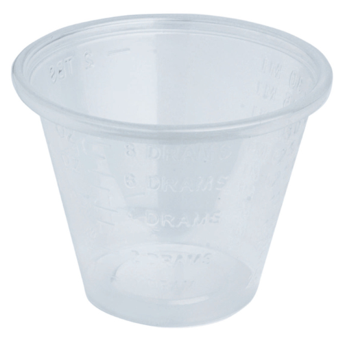 30mL Plastic Medicine Cups - 100 Pack | Disposable Measuring Cups for Liquid Medication, Kids & Adults | Perfect for Hospitals, Clinics & Home Use