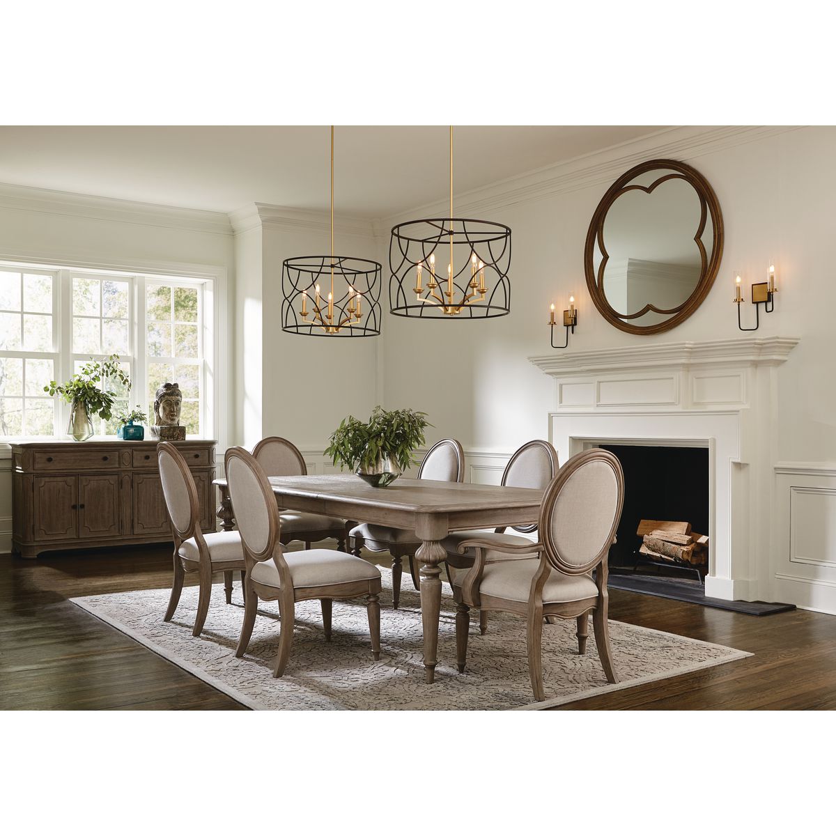 Landree Collection 5-Light Modern Chandelier - Elegant Ceiling Lighting Fixture for Dining Room, Bedroom & Living Room Decor