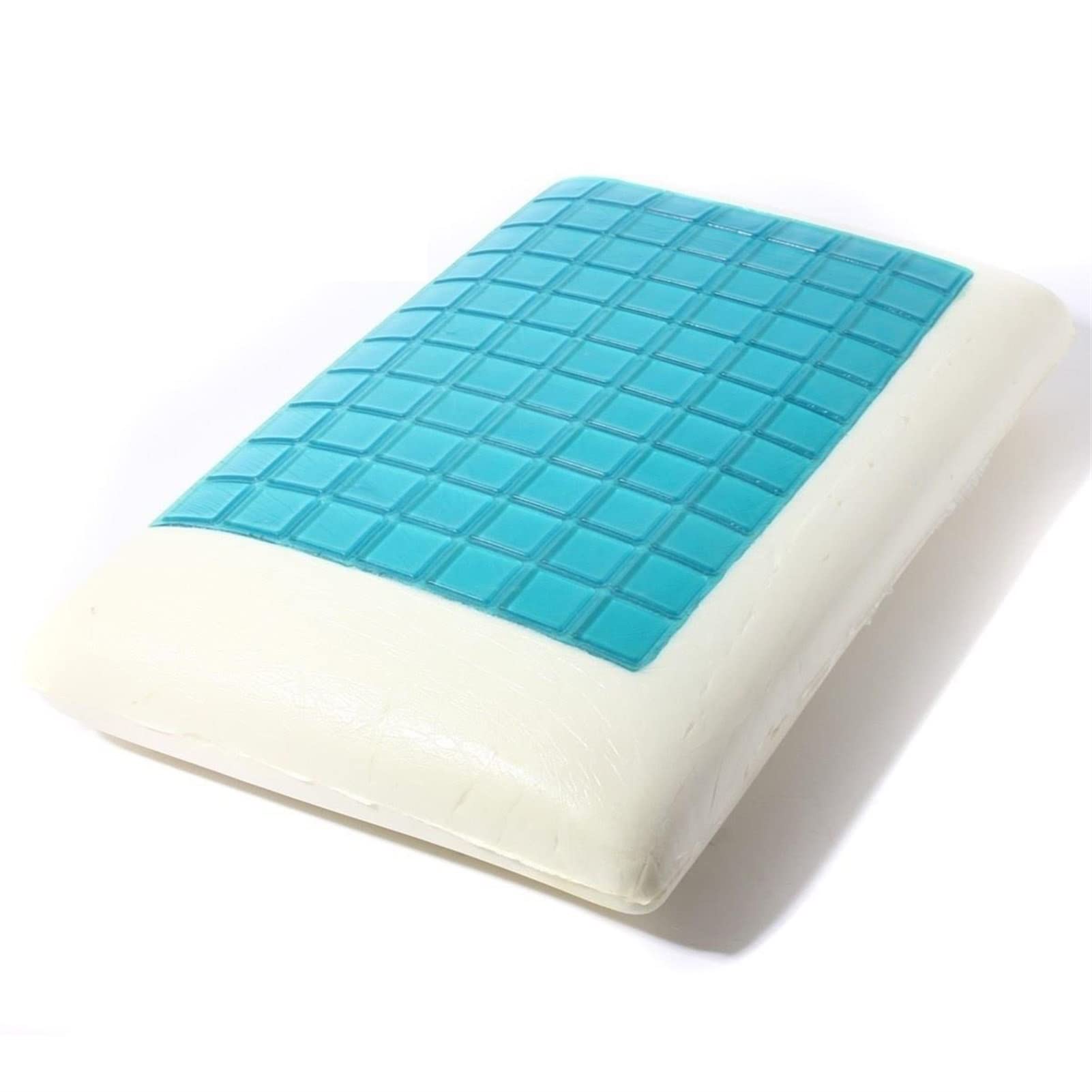 WSNDY Memory Foam Bed Pillow - Orthopedic Neck Support Pillow with Latex & Fiber, Slow Rebound for Side, Back & Stomach Sleepers - Perfect for Home, Hotel & Travel Use