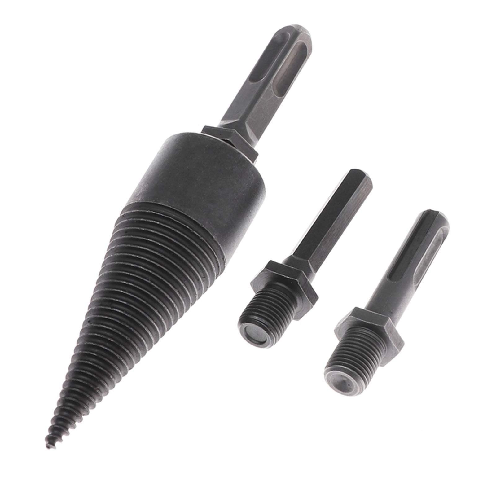 32mm Wood Splitter Drill Bit for Electric Drill - Firewood Log Splitter Tool, Cone Log Splitters for Wood Breaking & Chopping - Perfect for Firewood Preparation, DIY Woodworking, and Camping Use