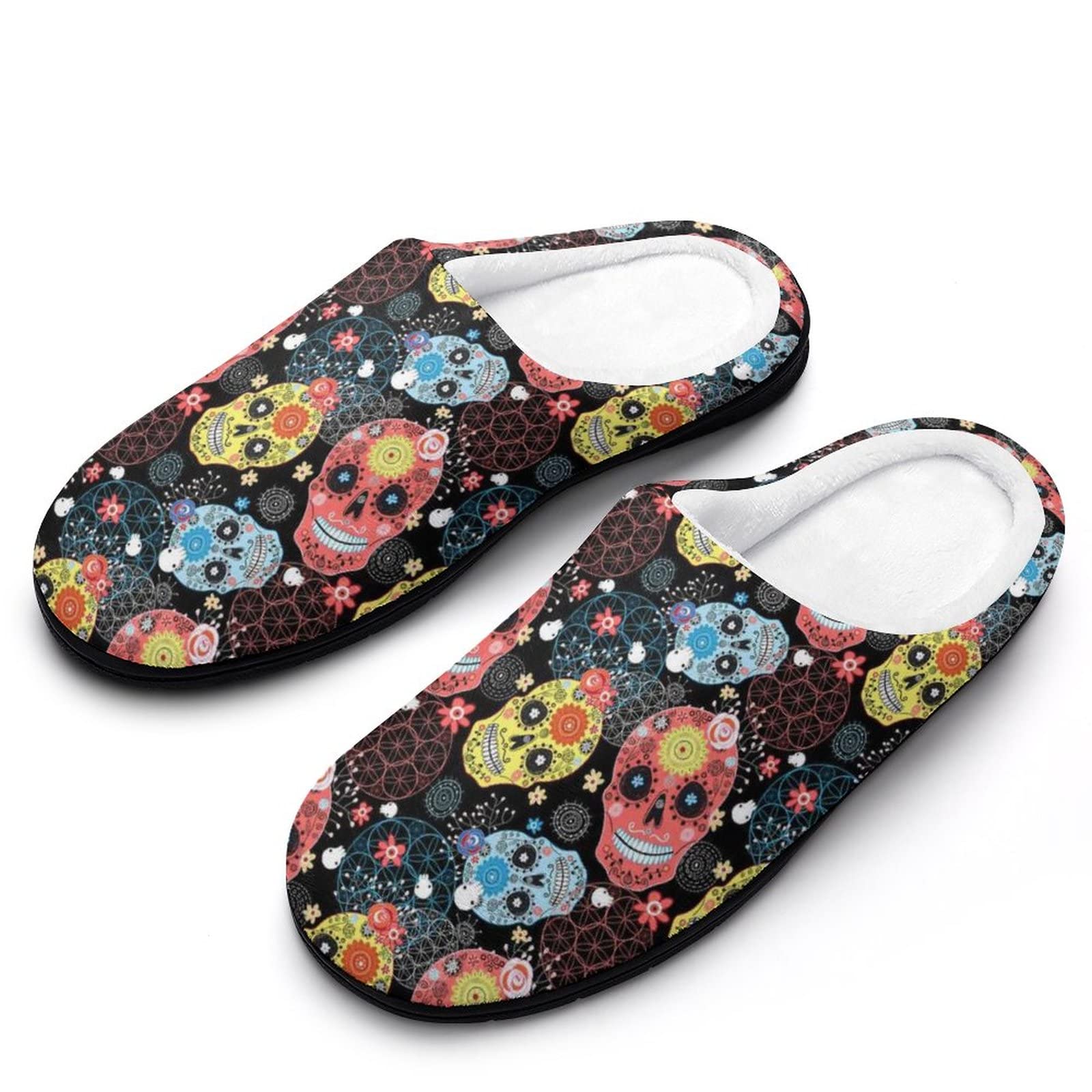 Women's Warm Anti-Slip House Slippers - Soft Cotton Indoor/Outdoor Comfortable Home Shoes for Bedroom, Living Room & Backyard Use