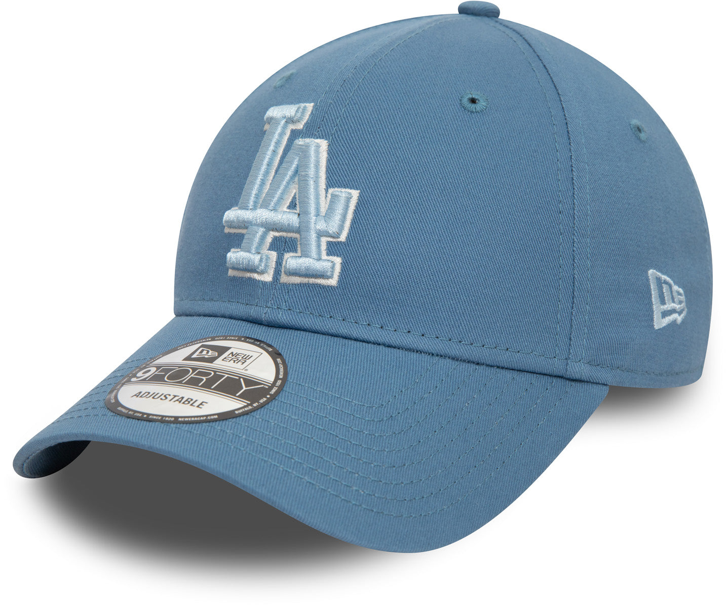 Los Angeles Dodgers New Era 9Forty MLB Patch Adjustable Blue Baseball Cap for Men & Women - Perfect for Baseball Games, Sports Fans, and Casual Wear