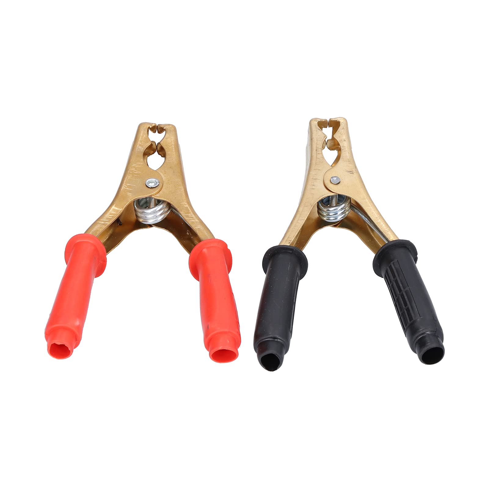 Aramox 200A Heavy Duty Battery Charger Clamps (2Pcs) - Pure Copper Car Battery Clips with Red & Black Connectors for Jump Starting & Electrical Testing - Ideal for Automotive Repair, Emergency Roadside Assistance & DIY Car Maintenance