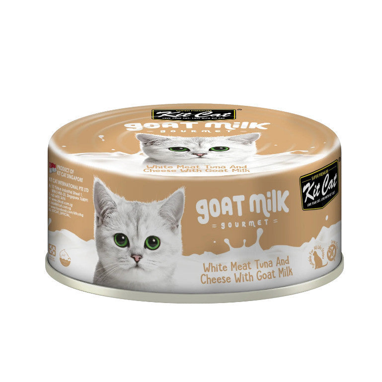 24-Pack Kit Cat Goat Milk Gourmet Wet Cat Food - 12 Delicious Flavors (70g Each) | Premium Nutrition for Adult & Senior Cats | Perfect for Picky Eaters & Sensitive Stomachs
