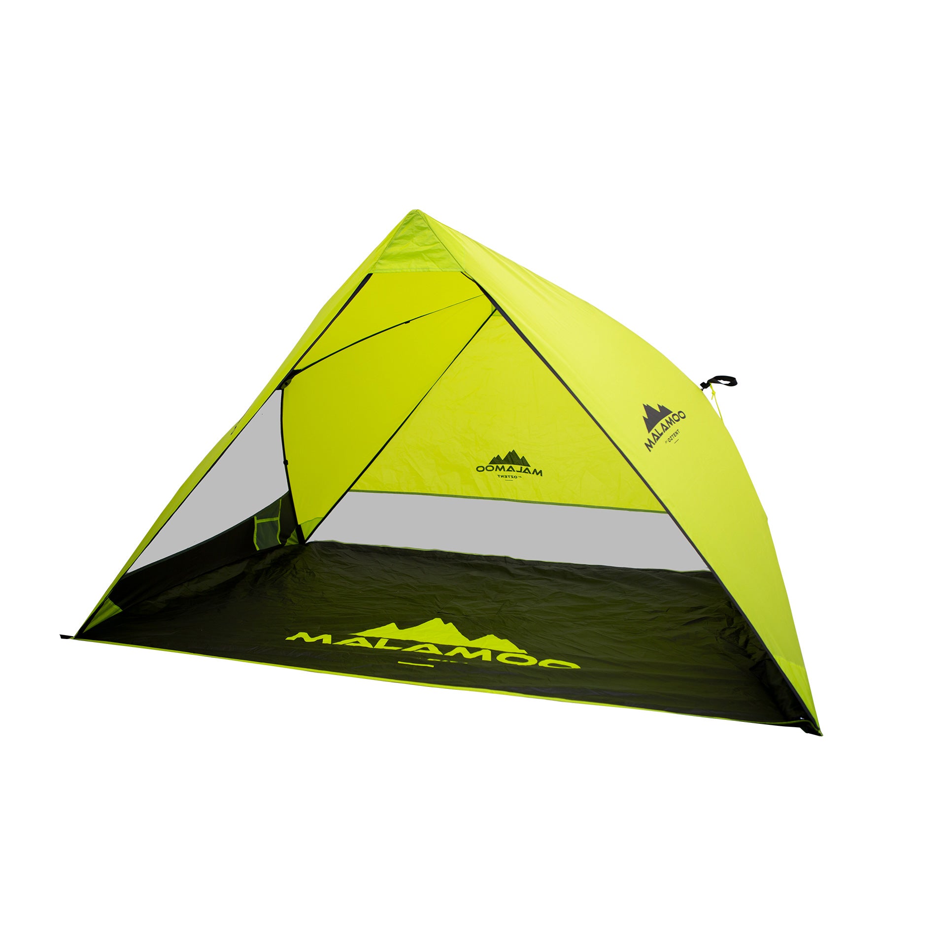 Malamoo 2 Hub Beach Shelter - Portable Sun Shade Tent for Beach, Camping & Outdoor Activities - UV Protection & Windproof Instant Shelter