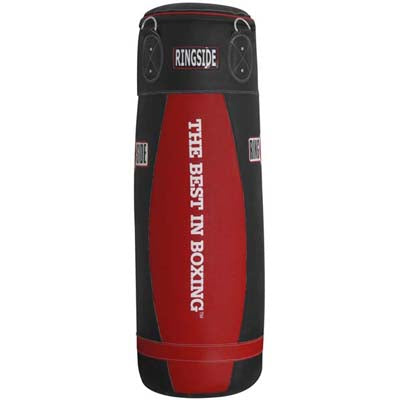 Ringside Large 100lb Leather Heavy Punching Bag for Boxing, MMA & Fitness Training - Perfect for Home Gyms & Martial Arts Studios