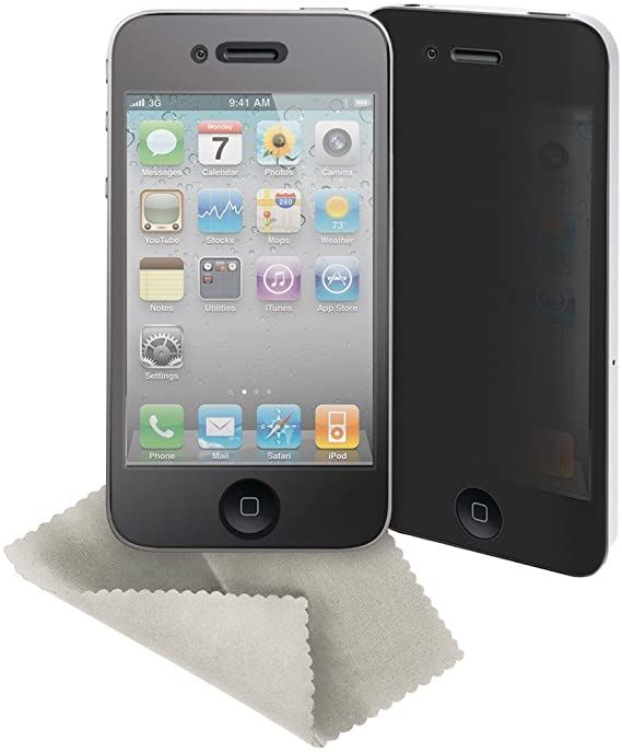 Griffin GB01720 Screen Care Kit for iPhone 4 (4th Gen) - 1 Pack | Anti-Scratch Screen Protector & Cleaning Cloth | Perfect for Home, Office & Travel Protection