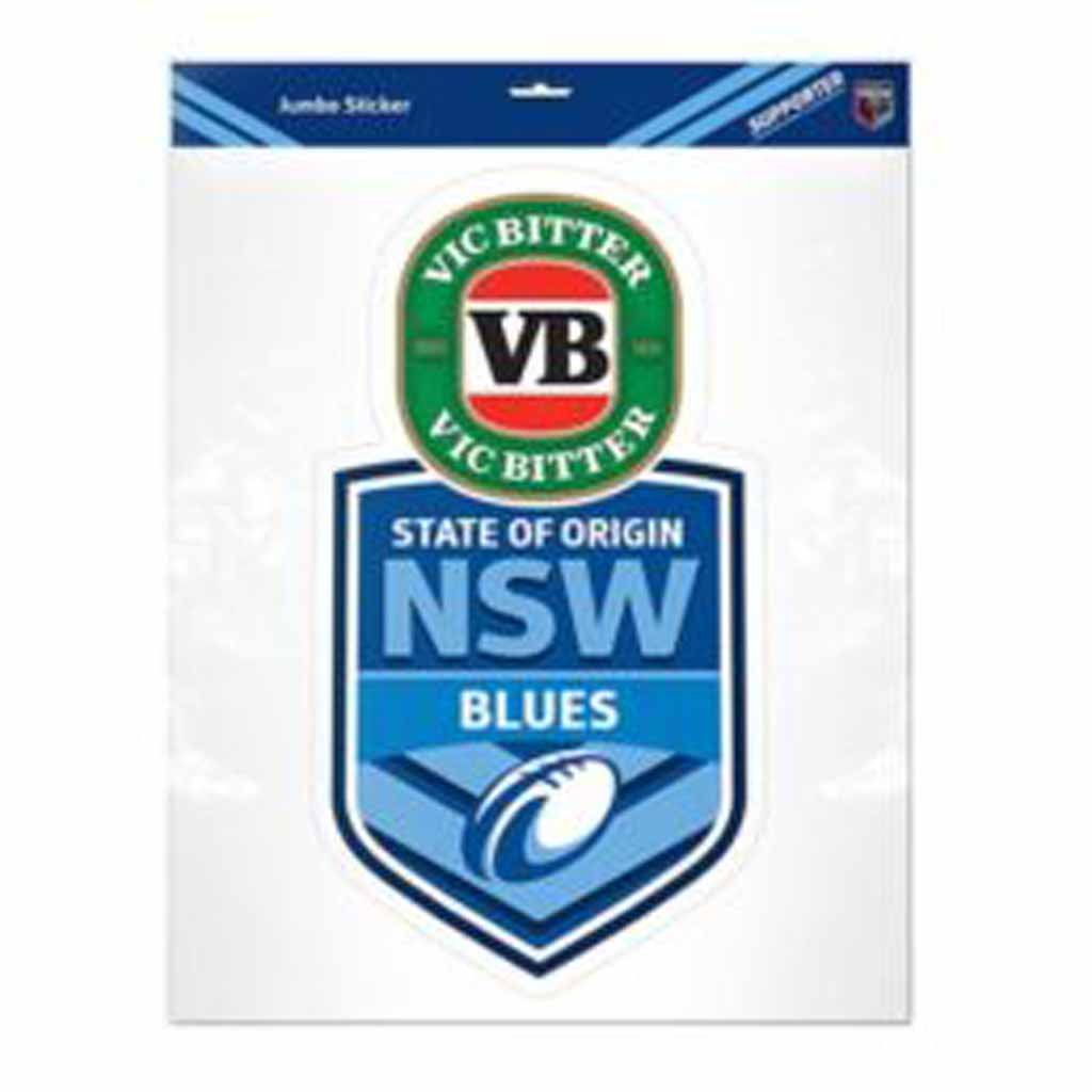 NSW Blues Jumbo Sticker - Large Decal for Cars, Laptops & Windows | Officially Licensed Rugby League Fan Merchandise