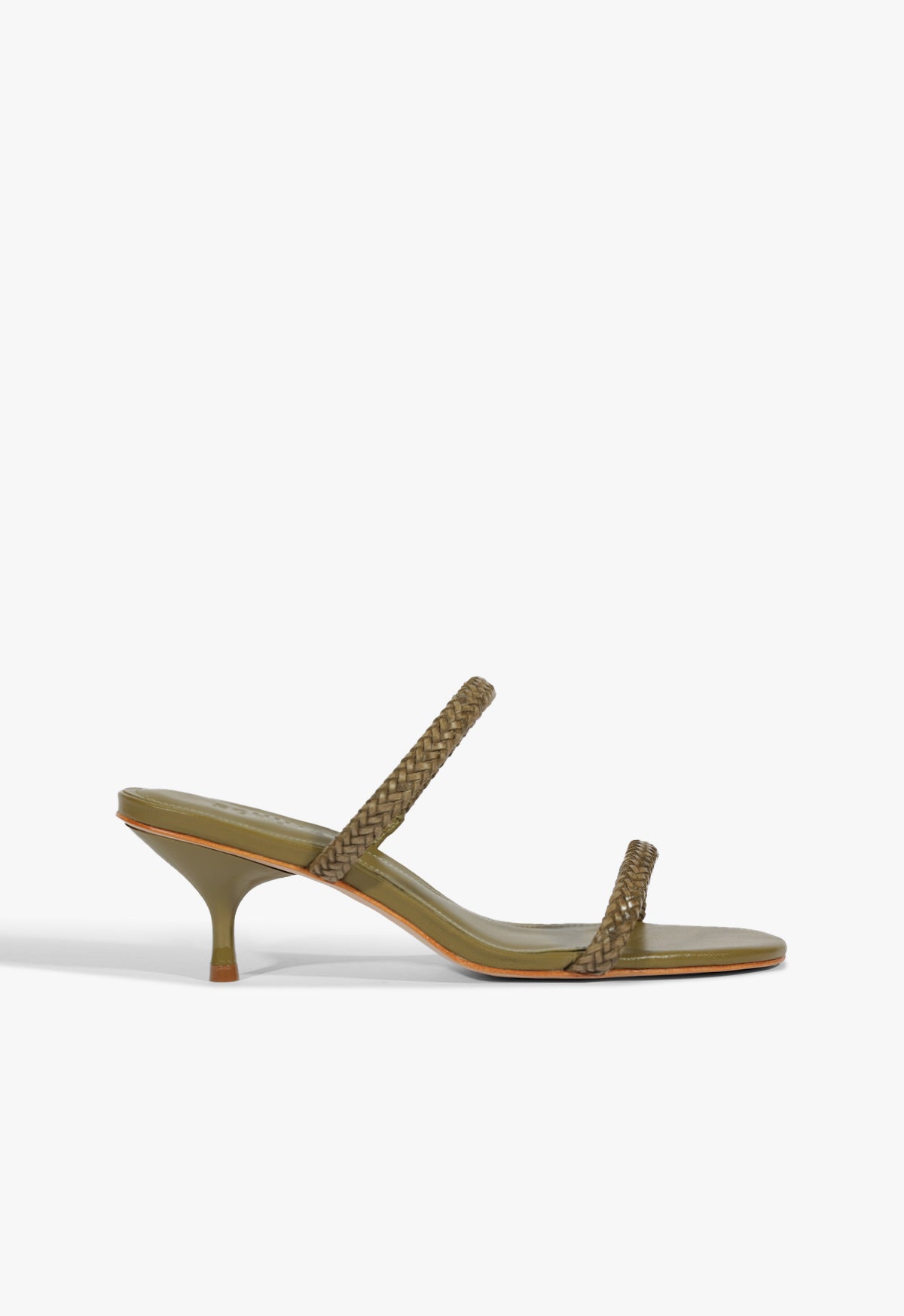 Taliah Woven Mid Sandal - Women's Comfortable Braided Leather Casual Sandals for Summer, Beach, and Everyday Wear