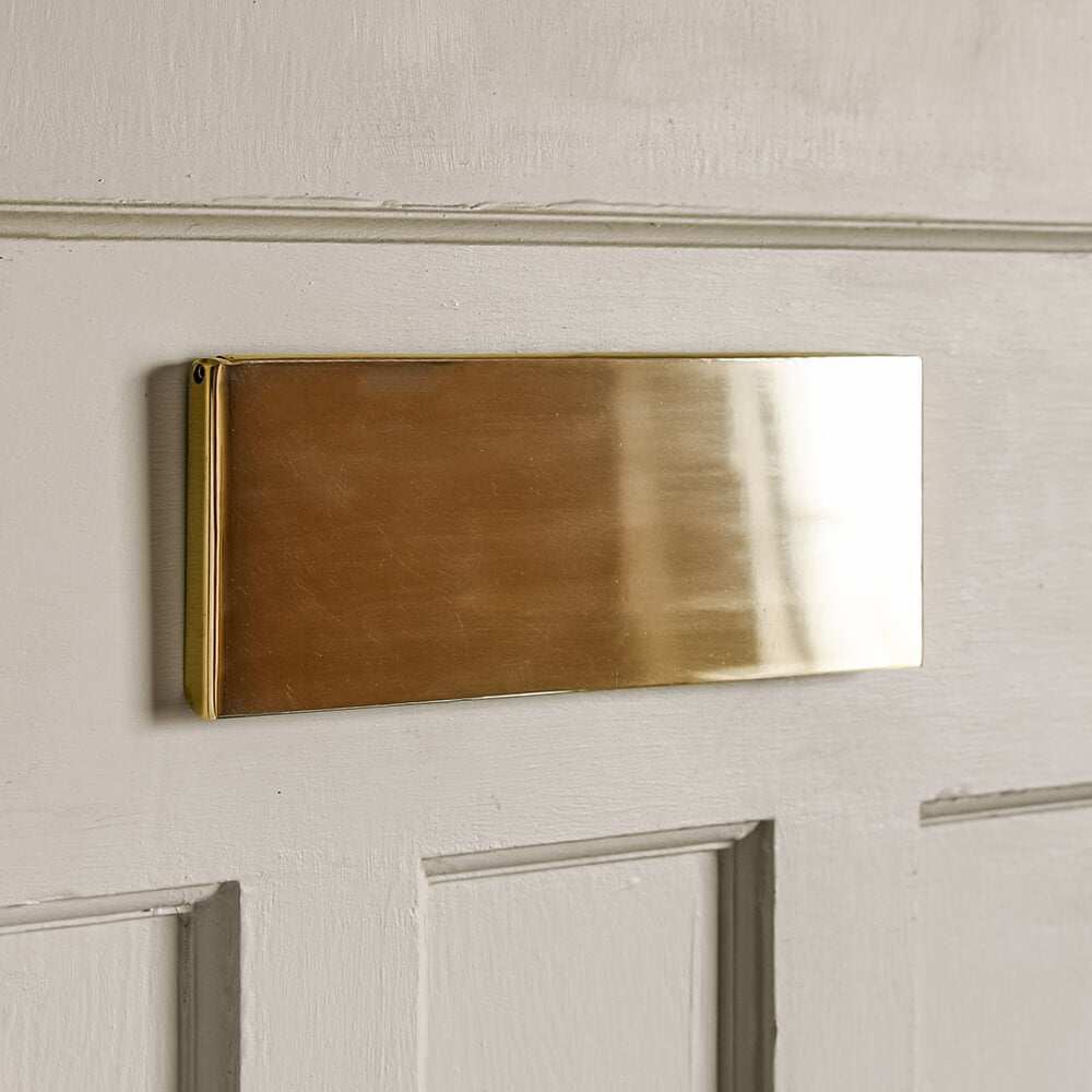 Polished Brass Heavy Duty Letter Organizer - Perfect for Office Desk, Mail Sorting & Home Organization
