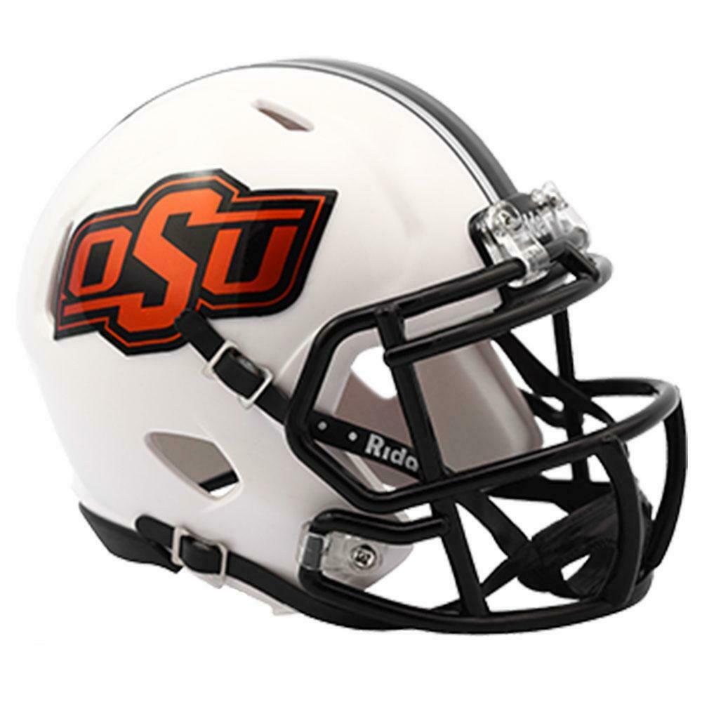 Oklahoma State Cowboys Riddell Speed Mini Helmet - Authentic Collectible Football Replica - Perfect for Fans, Sports Memorabilia Collections, and Game Room Decor