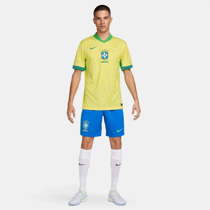Nike Brazil 2024/25 Home Men's Soccer Jersey - Authentic Football Shirt for Fans & Players - Perfect for Matchdays, Training & Casual Wear
