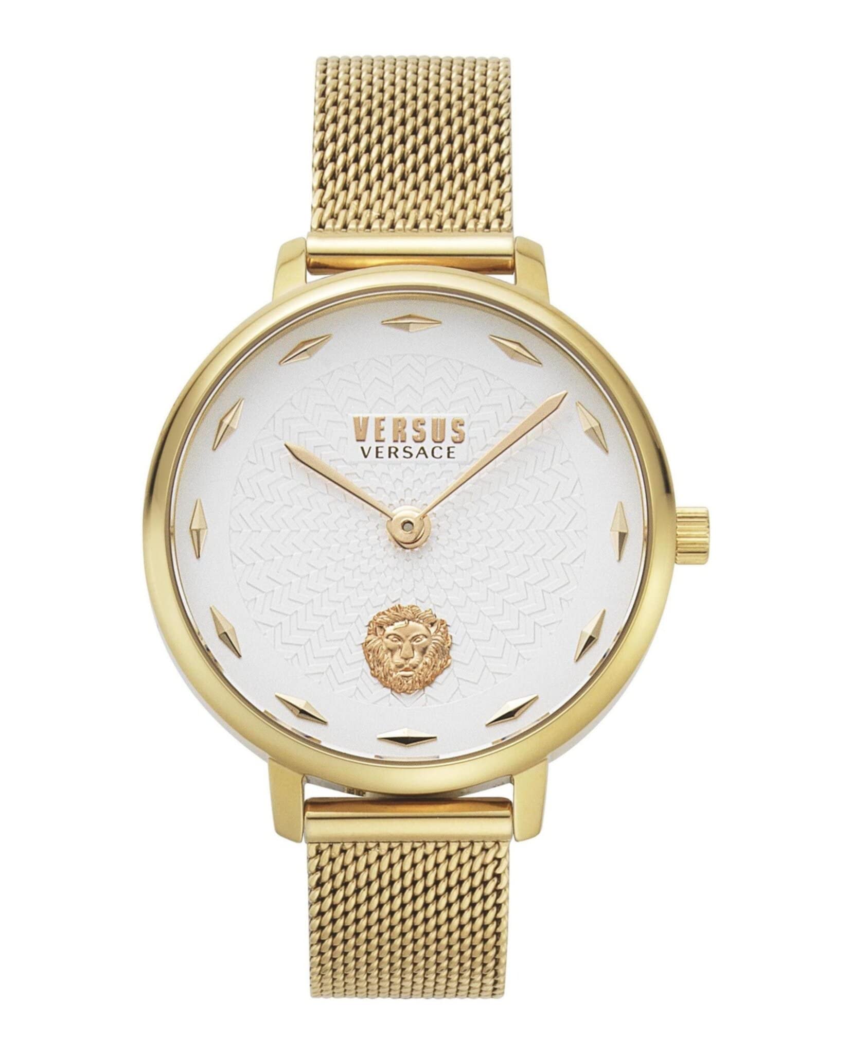 Versus Versace Women's White 36mm La Villette Watch VSP1S2521 - Luxury Fashion Timepiece for Women, Perfect for Parties, Weddings & Special Occasions
