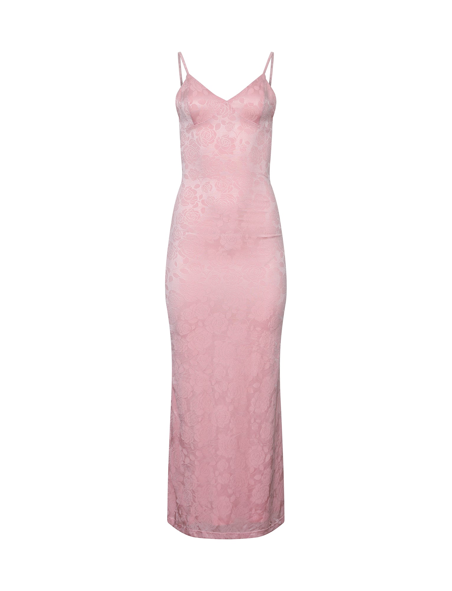 ERICKA DRESS in Pink - Women's Elegant Floral Summer Dress for Party, Wedding & Vacation | Lightweight Breathable Fabric