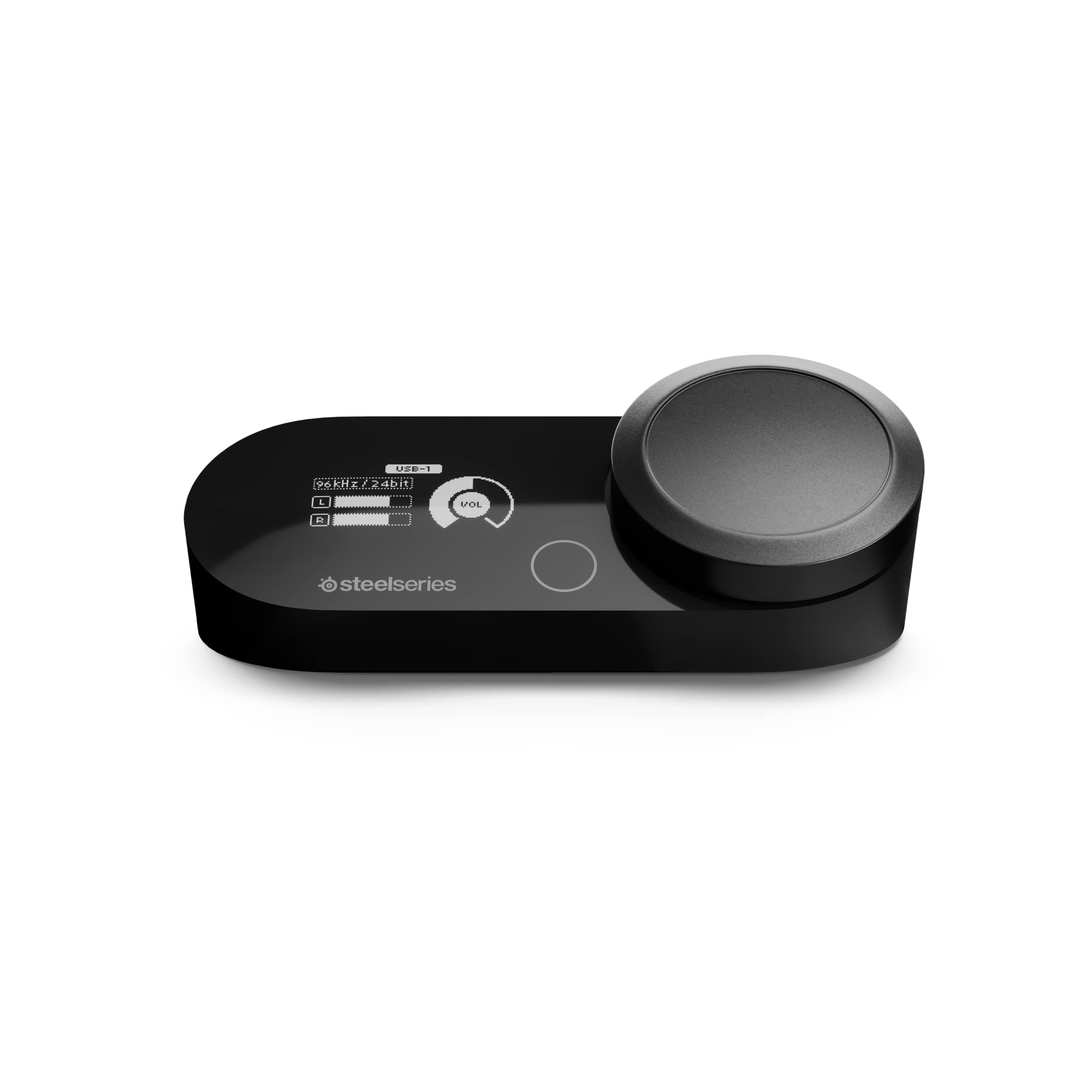 SteelSeries GameDAC Gen 2 Hi-Res Audio Amplifier with ESS Sabre Quad-DAC | AI Noise Cancellation & 360° Spatial Audio | Hi-Res Certified for PC, PS5, PS4 | Perfect for Competitive Gaming & Immersive Entertainment