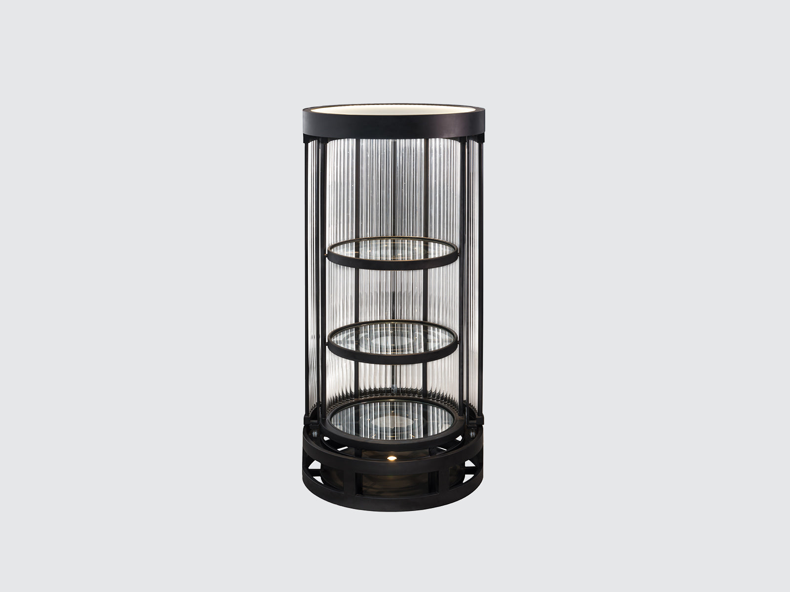 Biohazard Bar Cabinet - Industrial Style Home Bar with Storage for Liquor & Glassware - Perfect for Man Cave, Basement, or Game Room Decor