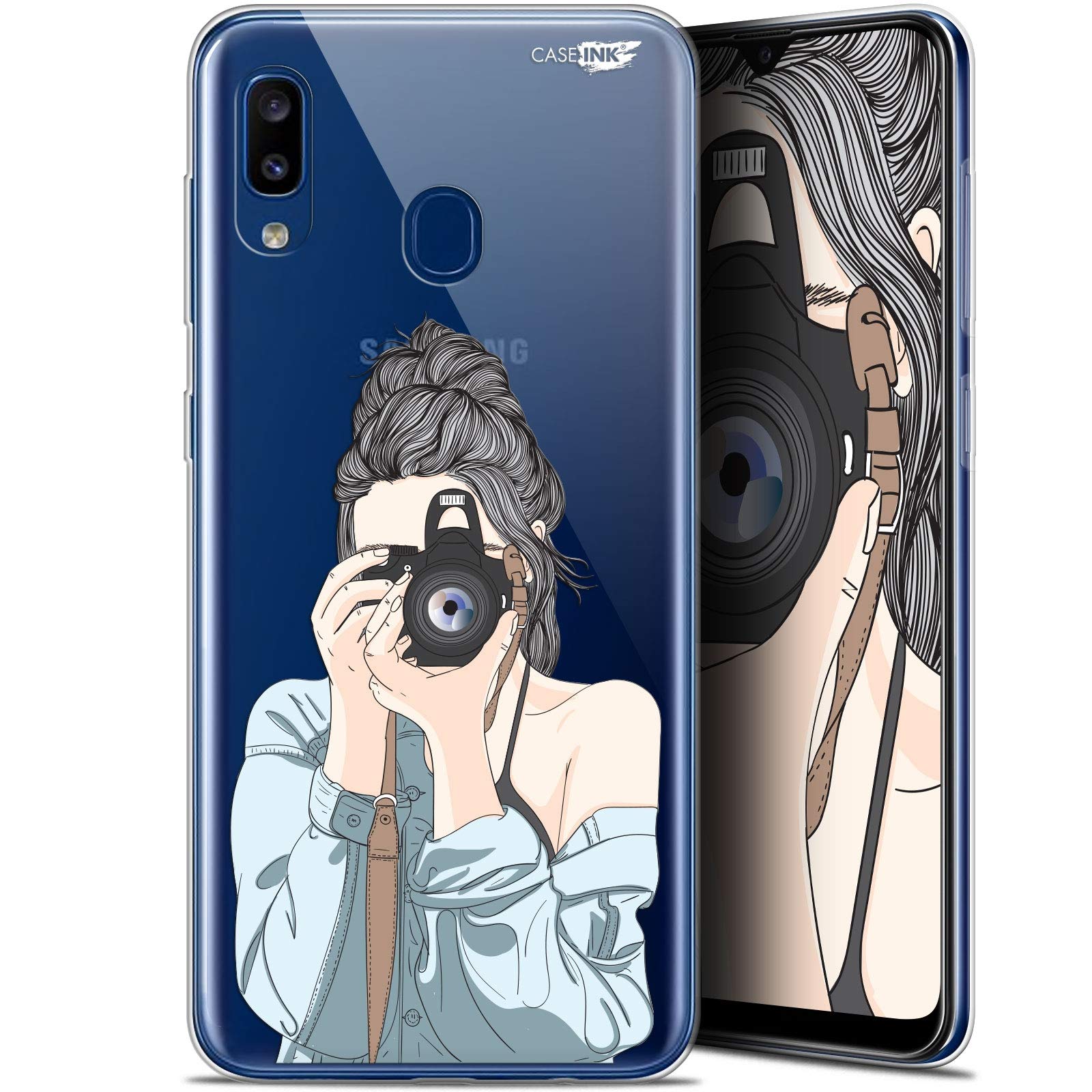 Samsung Galaxy A20 6.4-Inch Phone Case - Premium Protective Cover with Artistic Photographer Design for Everyday Use & Travel Protection