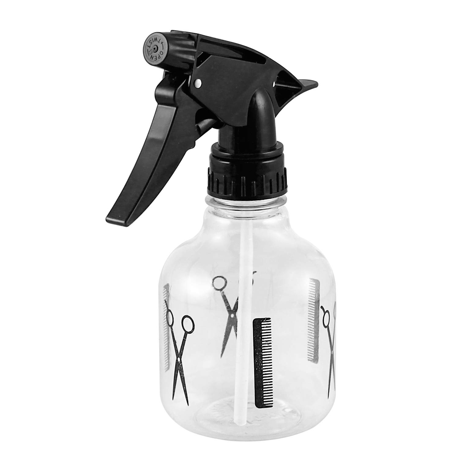 250ml Plastic Hair Spray Bottle for Ear Lobe & Hair Accessories - Perfect for Salon, Travel & DIY Hair Styling