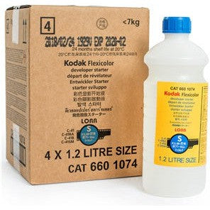 Kodak Flexicolor Developer Starter Kit 1.2 Liter (4-Pack) - Professional Film Processing for Photography Studios & Darkrooms