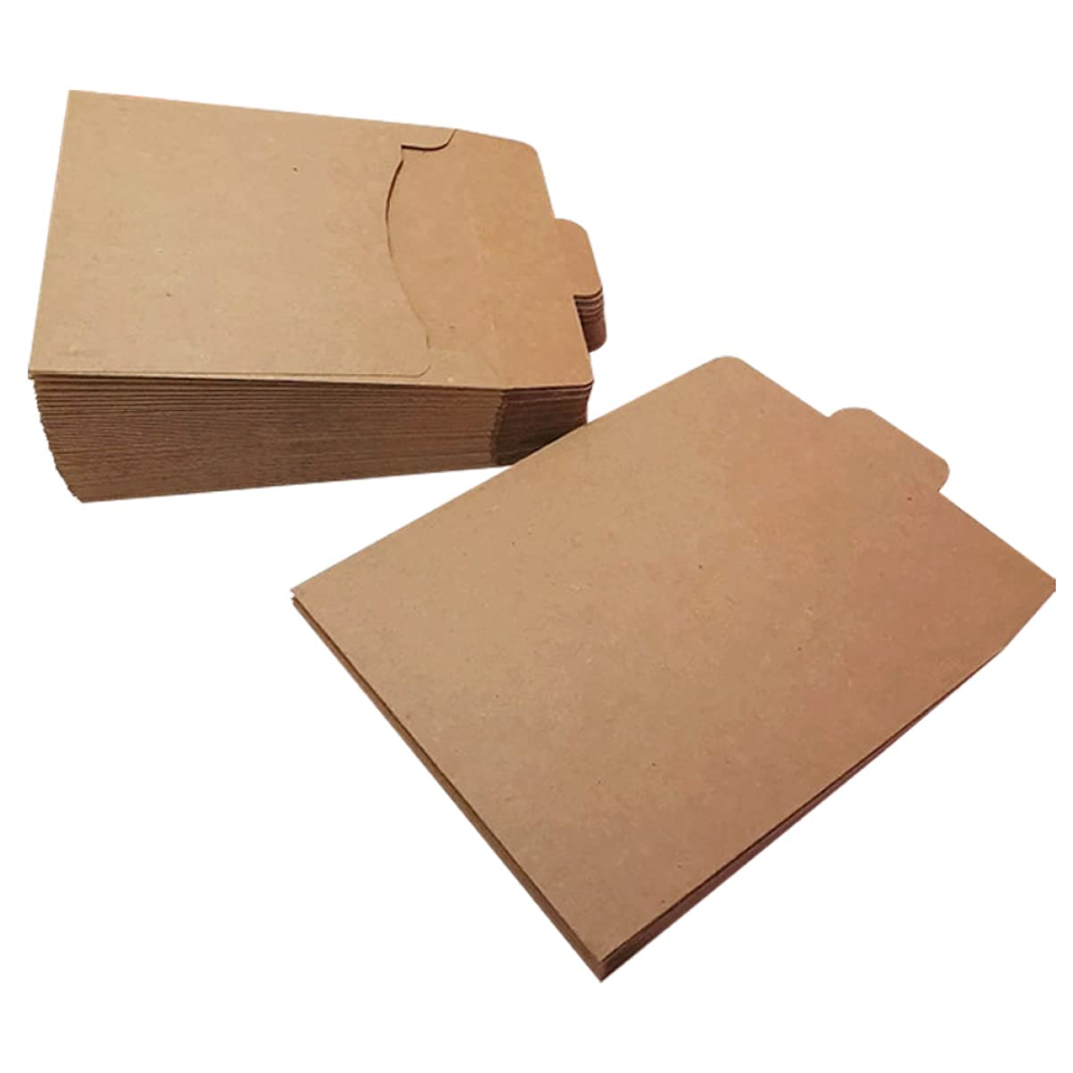 NUOBESTY 50Pcs Brown Kraft Paper Gift Bags - Eco-Friendly Mini Envelopes & Party Favor Bags for Weddings, Baby Showers & Holiday Gifting