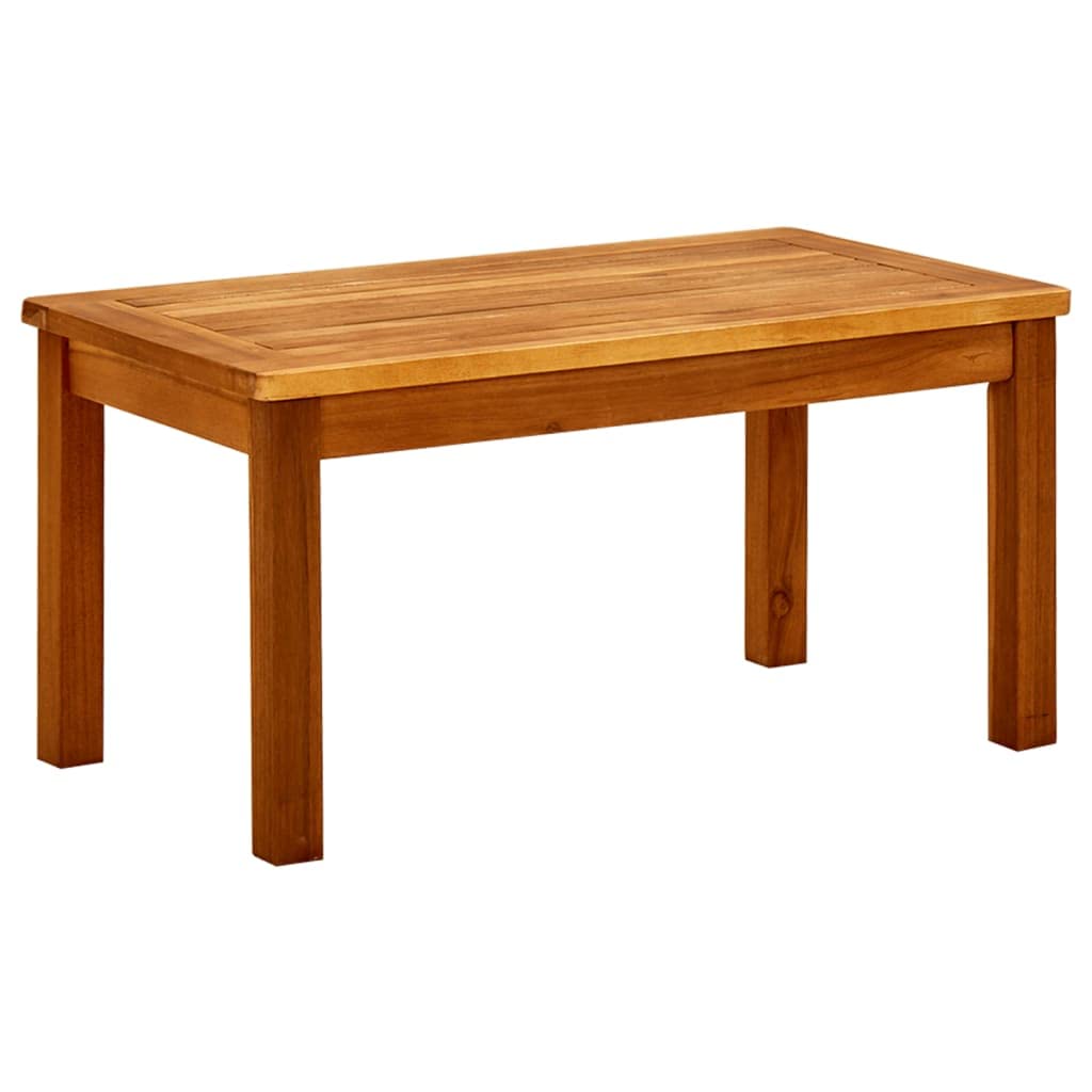Solid Acacia Wood Outdoor Coffee Table 27.5