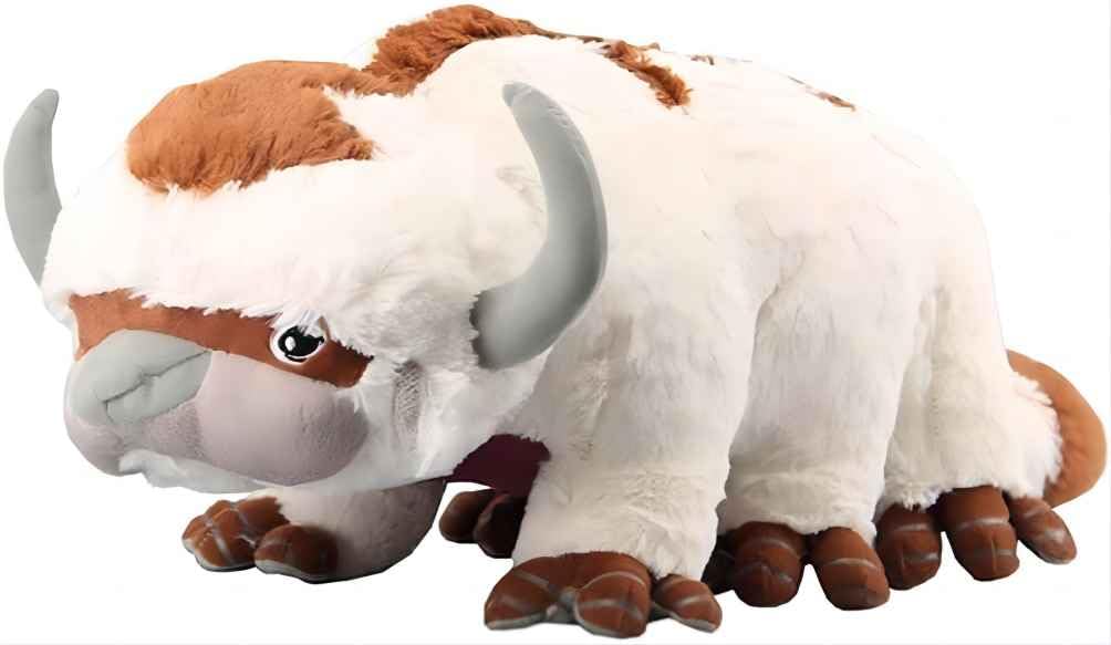 MASINIES Avatar Last Airbender Appa Plush Pillow - Soft Stuffed Animal Toy & Cute Throw Pillow for Kids, Fans, Home Decor | Perfect for Cuddling, Gifts, and Anime Themed Bedrooms