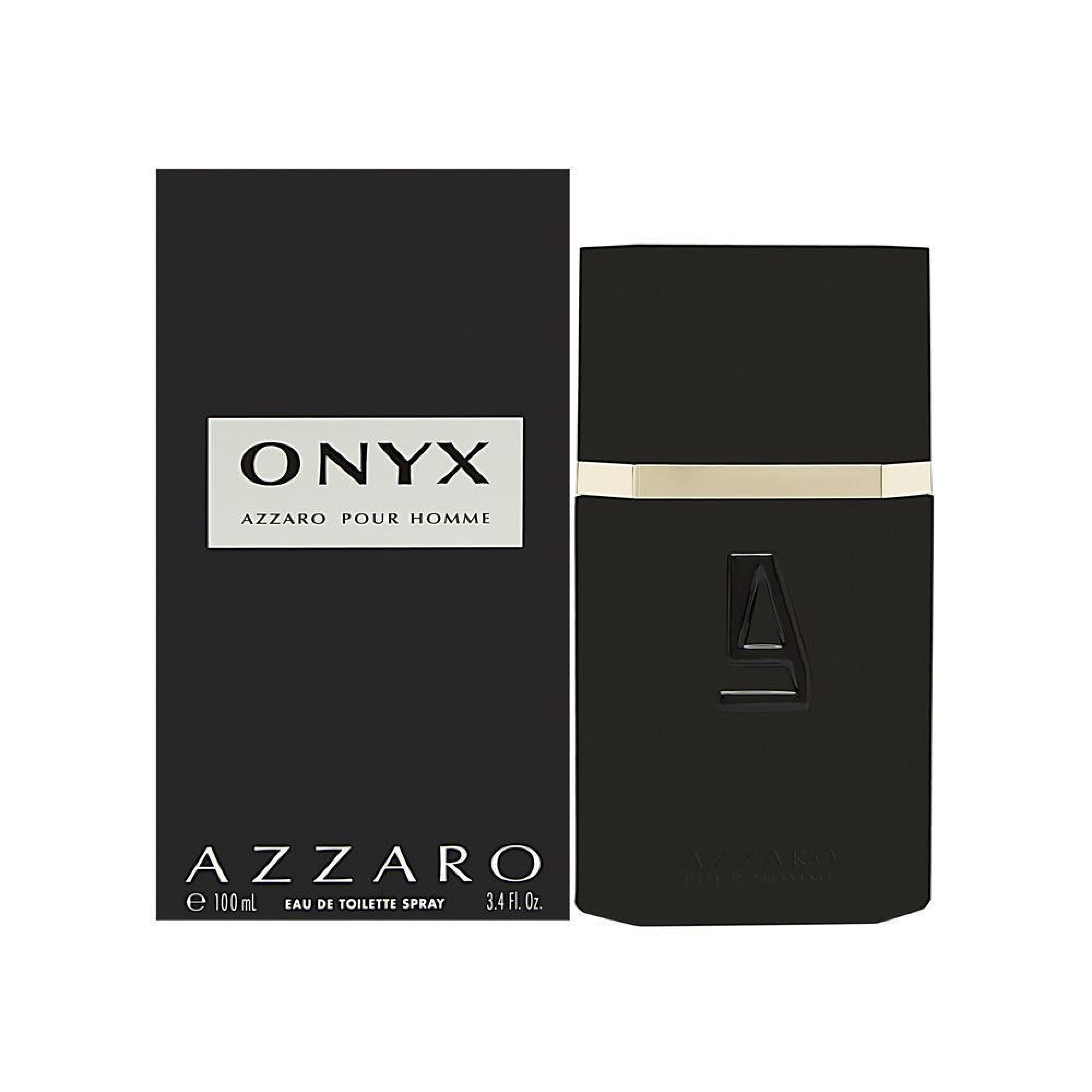 Azzaro Onyx 100ML Eau de Toilette Spray for Men - Fresh Woody Fragrance for Day & Night Wear, Office & Special Occasions