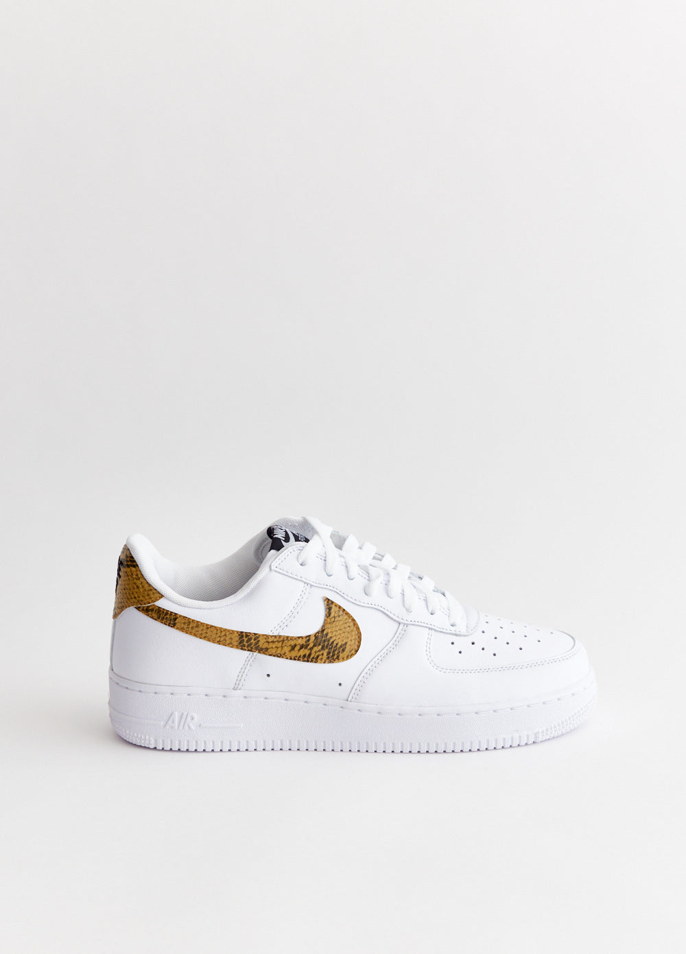 Nike Air Force 1 Low Retro 'Ivory Snake' White Men's Basketball Sneakers - Casual Streetwear & Urban Fashion Shoes for Everyday Wear