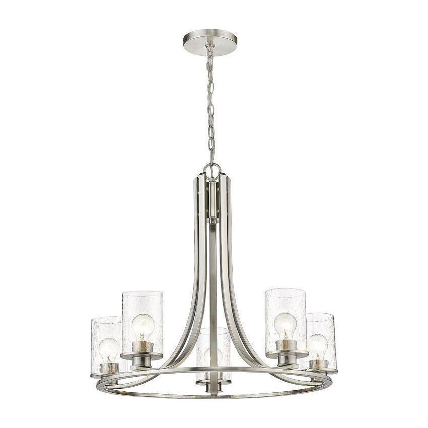 Beckett 5-Light Modern Chandelier - Elegant Ceiling Light Fixture for Dining Room, Living Room & Bedroom Lighting