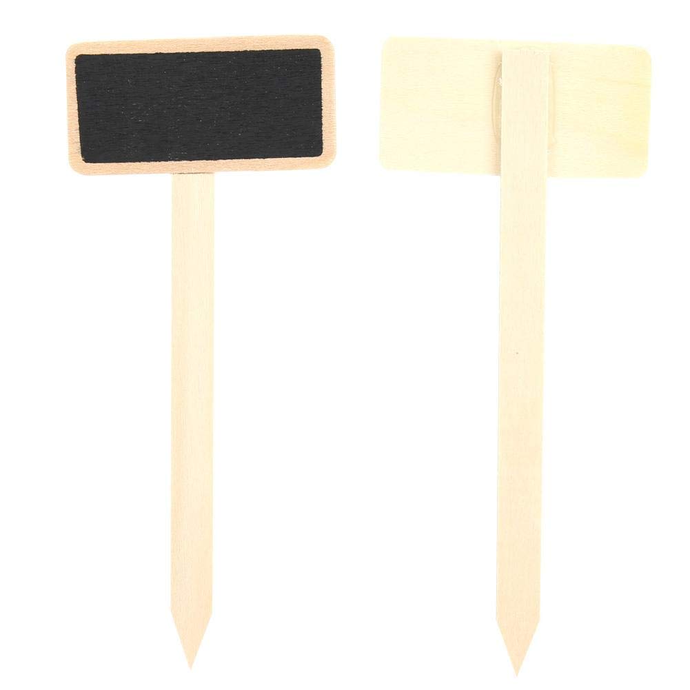 50Pcs Garden Plant Labels - Mini Blackboard Markers for Gardening, Wedding Decor & Christmas Crafts - Perfect for Kids DIY Projects & Outdoor Planting
