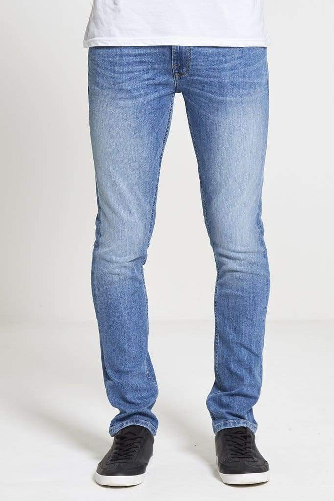 DML ACE Slim Stretch Jeans for Men - Light Wash Denim Pants | Comfortable & Stylish for Casual Wear, Office & Night Out
