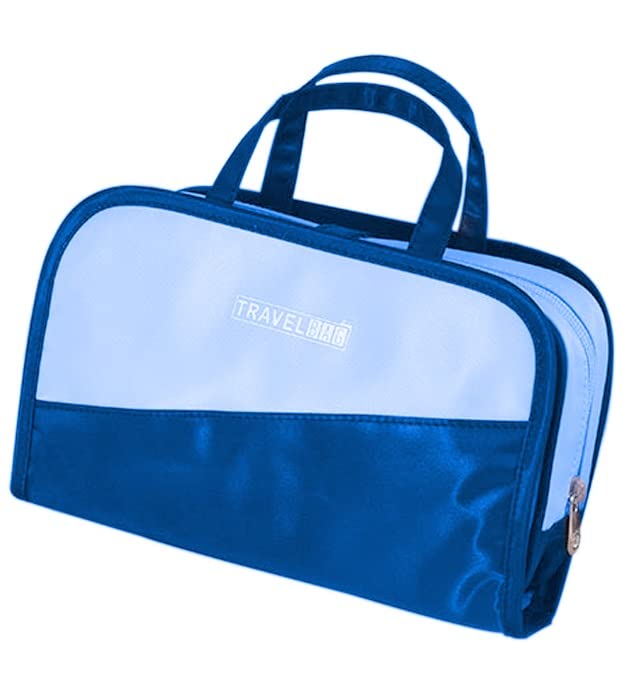 Stylish Portable Women's Makeup Bag - Large Capacity 2-in-1 Travel Cosmetic Organizer | Perfect for Travel, Home Storage & On-the-Go Touch Ups | GIANT IMPEX