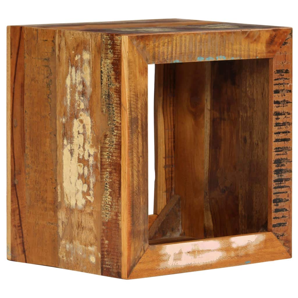 Solid Wood Side Table - 15.7