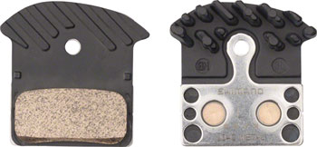 Shimano J04C MF Disc Brake Pads - Metal Compound Finned Alloy & Stainless Steel Back Plate - High-Performance Braking for Mountain Bikes & Road Bikes - Perfect for Trail Riding, Commuting & Downhill Cycling
