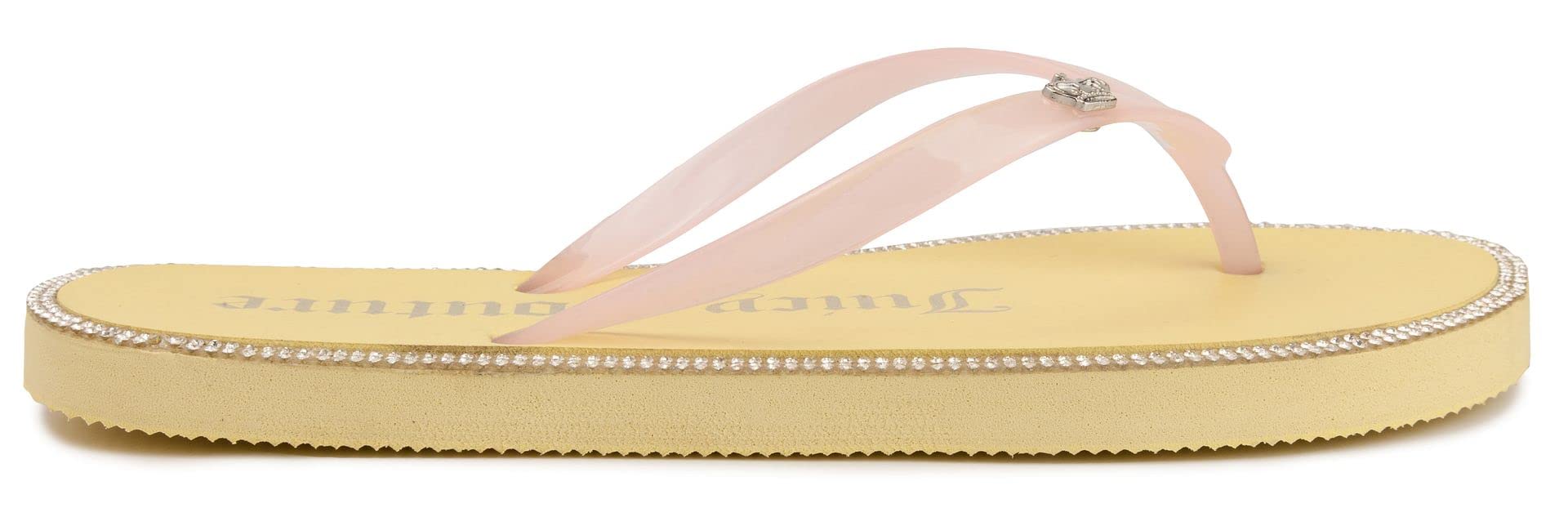 Juicy Couture Women's Slide Sandals - Comfortable Beach Flip Flops & Pool Slides for Summer Vacation, Lounging, and Casual Outings