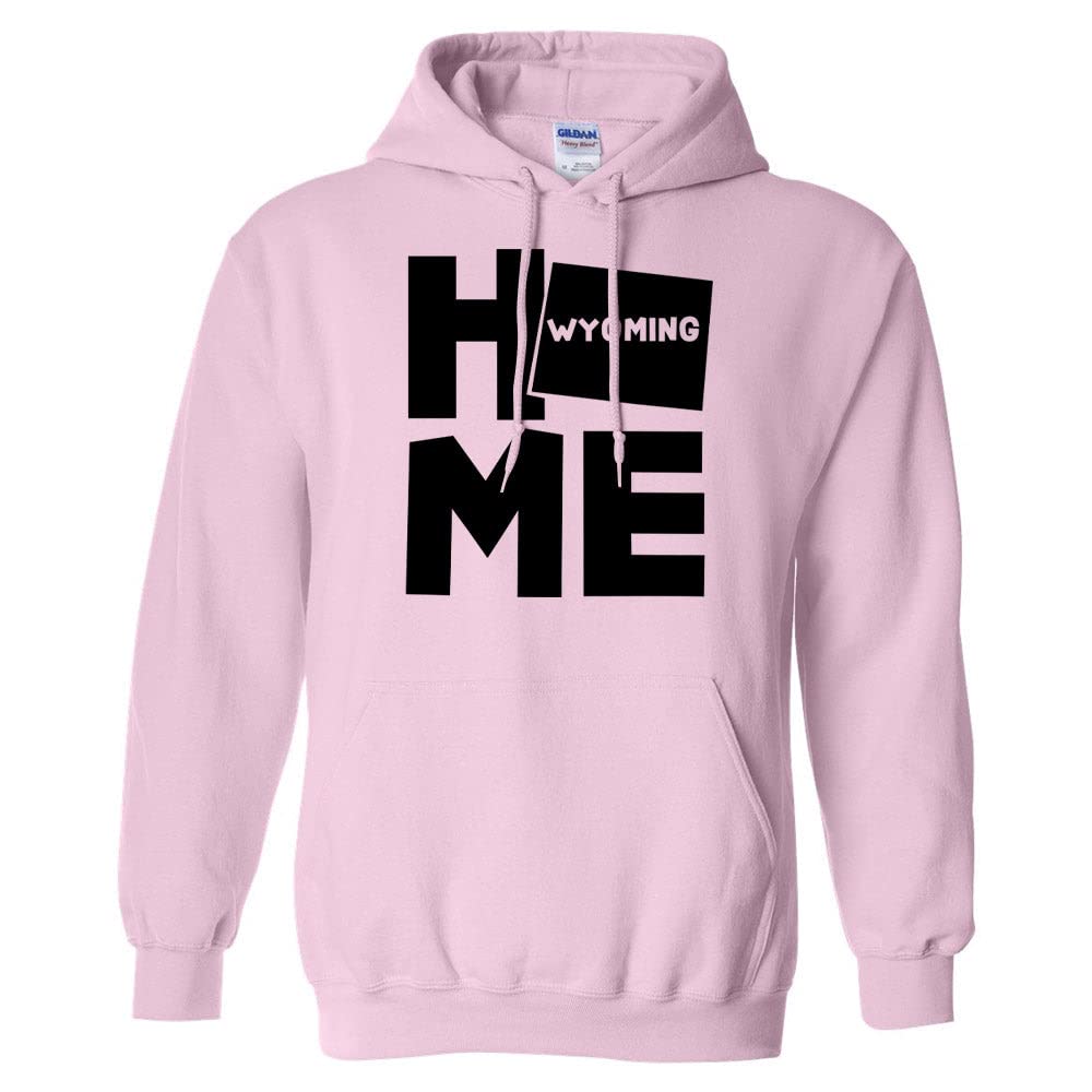 TeesAndTankYou Wyoming Hoodie Sweatshirt - Unisex Pullover Fleece Hooded Sweatshirt for Men & Women | Perfect for Outdoor Activities, Casual Wear & Cold Weather