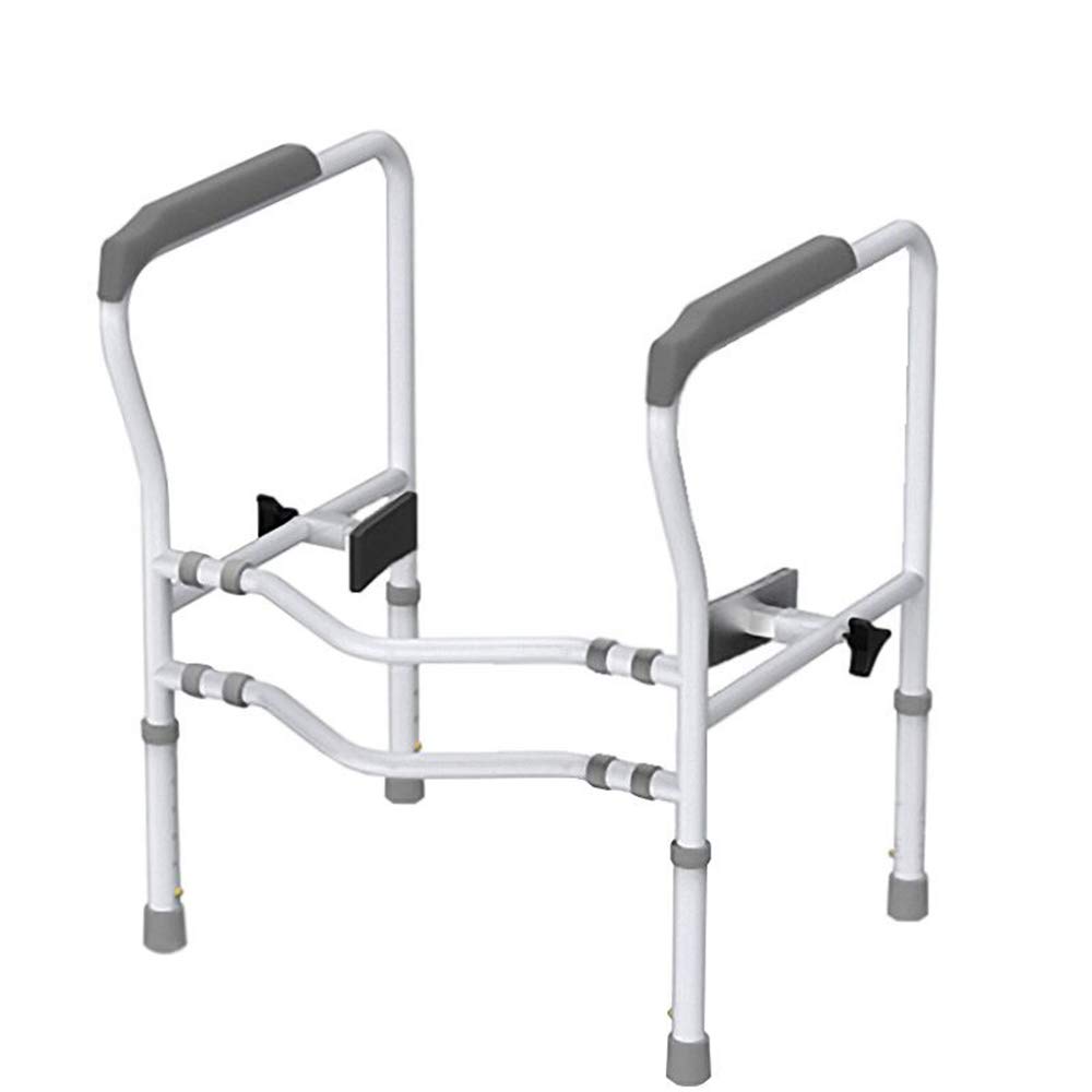 Bathroom Safety Grab Bar - Anodized Aluminum Toilet Armrest Shelf with Quick Disassembly | 200KG Weight Capacity | Non-Slip Ergonomic Handrail for Elderly & Disabled | Ideal for Shower, Bathtub & Toilet Safety