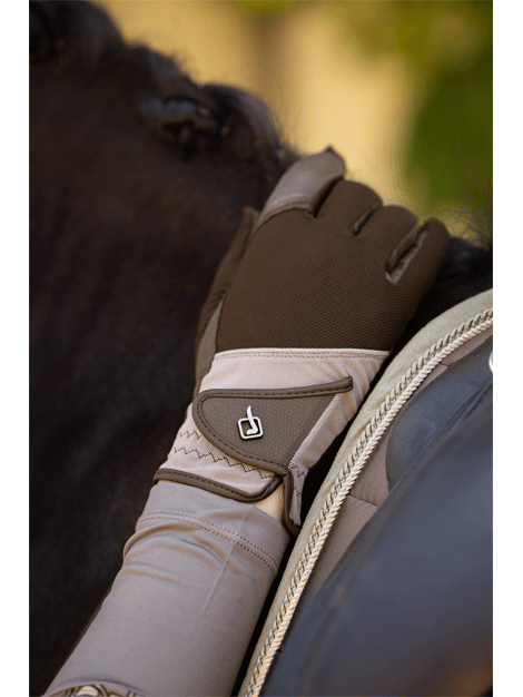 Le Mieux Pro Mesh Riding Gloves - Breathable Equestrian Gloves for Horseback Riding, Training & Competition - Perfect for English & Western Riders