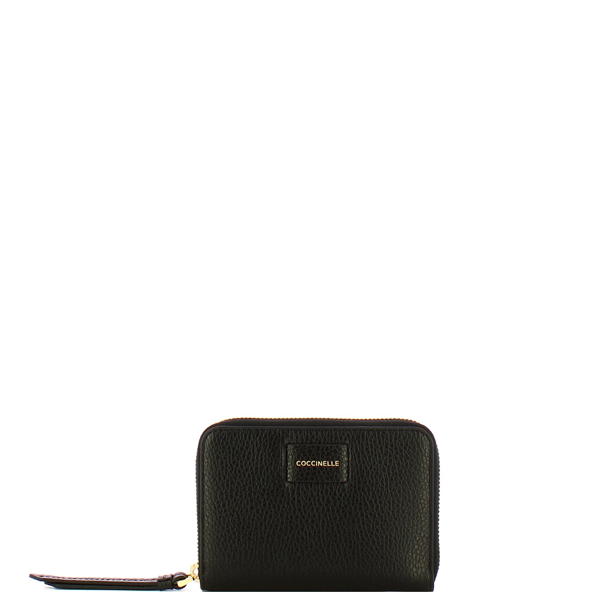 Coccinelle Voile Zip Around Noir Wallet DJP11C580 - Stylish Black Leather Wallet for Women, Perfect for Everyday Use & Travel
