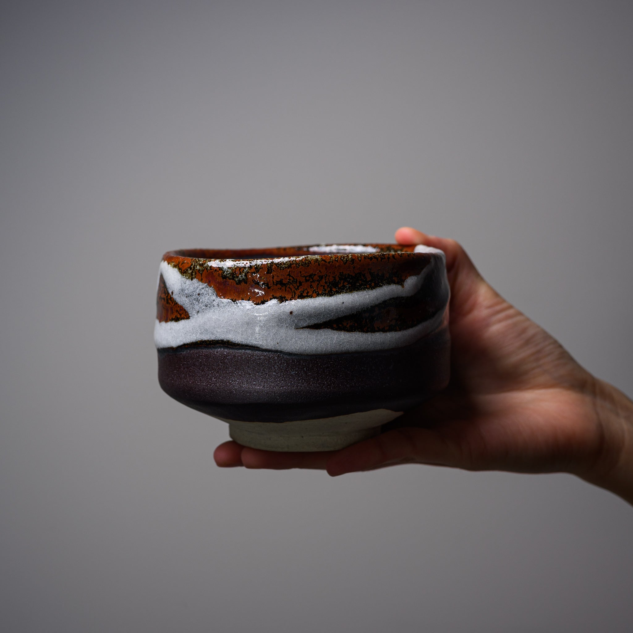 Premium Matcha Bowl Set - Handcrafted Snow Ridge Ceramic Tea Cup for Japanese Green Tea Ceremony - Perfect for Traditional Tea Drinking, Zen Meditation & Home Decor