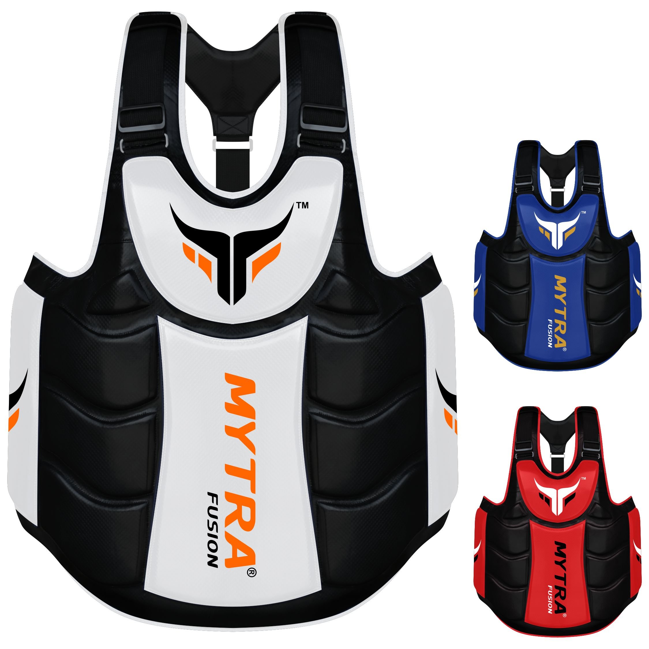 Mytra Fusion Boxing Body Protector - Men's MMA Muay Thai Belly Guard for Boxing Training, Fitness & Gym Workouts - Perfect for Sparring, Kickboxing & Combat Sports