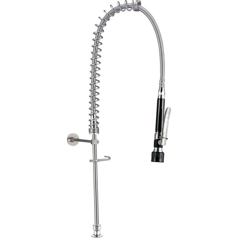 3Monkeez Stainless Steel Pre-Rinse Faucet Sprayer - Commercial Kitchen Sink Spray Head with High Pressure for Dishwashing & Food Prep