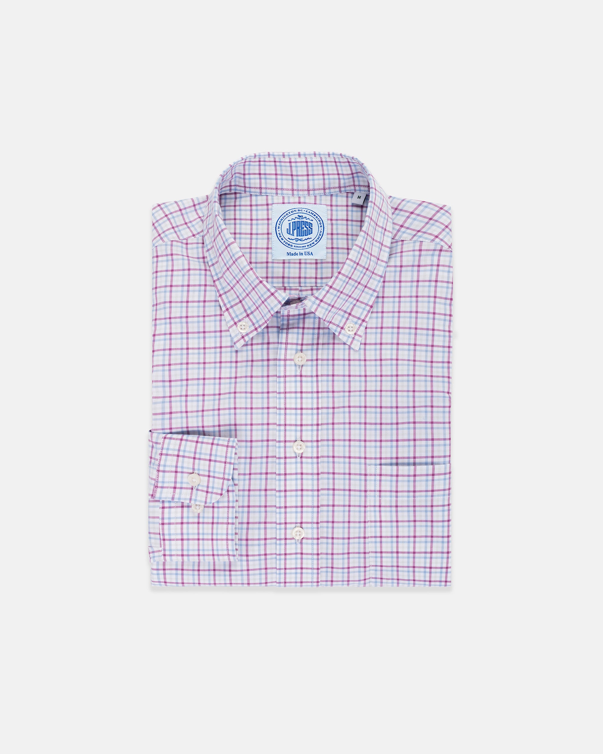 Men's Long Sleeve Checked Sport Shirt - Casual Plaid Button Down Shirt for Work, Outdoor & Everyday Wear
