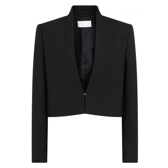 Jaluchi Women's Cropped Black Jacket - Stylish Faux Leather Biker Jacket for Women | Perfect for Casual Outfits, Night Out & Fall Fashion