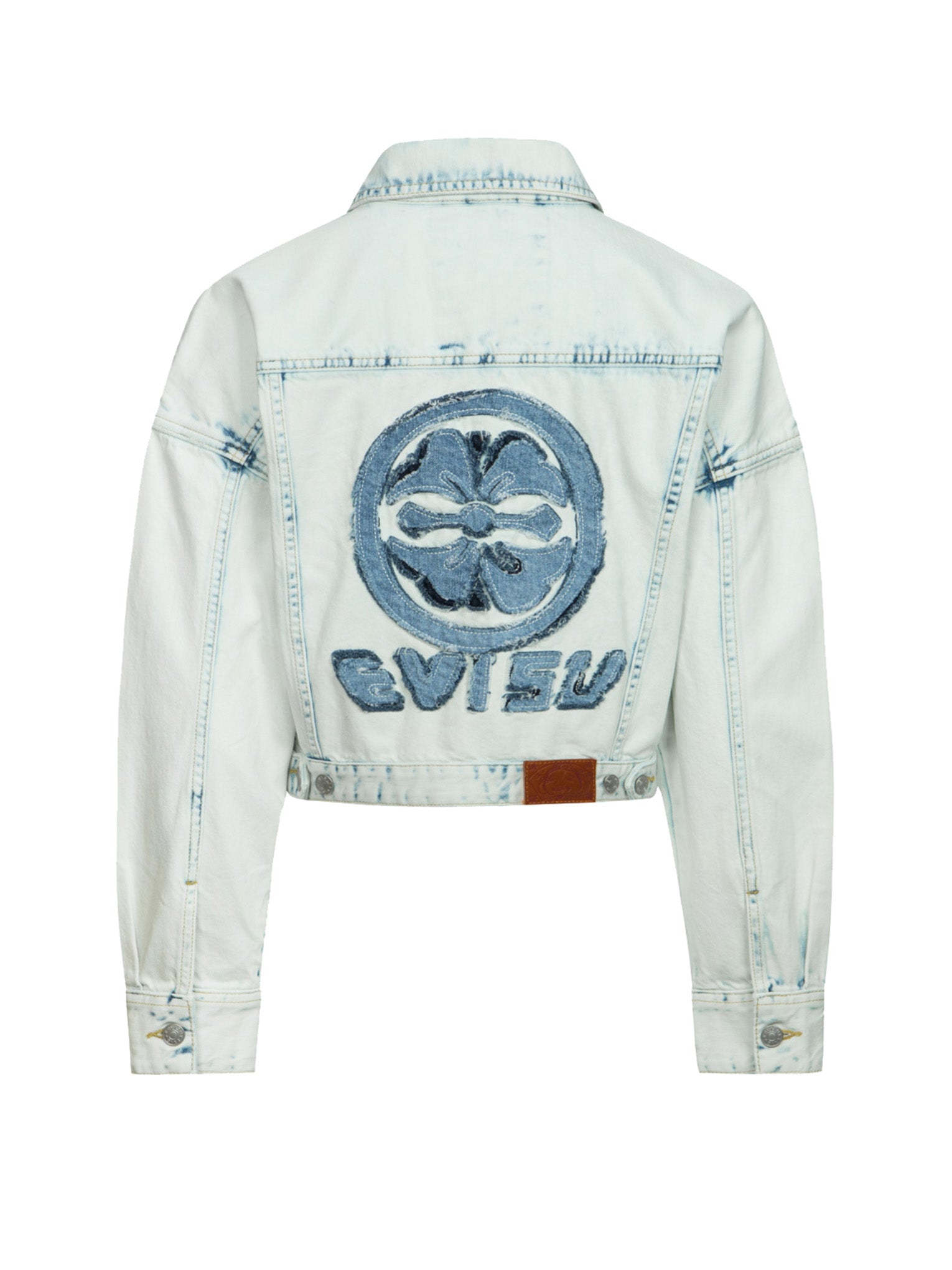 Stylish Kamon & Logo Embroidered Denim Jacket for Men & Women - Perfect for Casual Outfits, Streetwear & Layering
