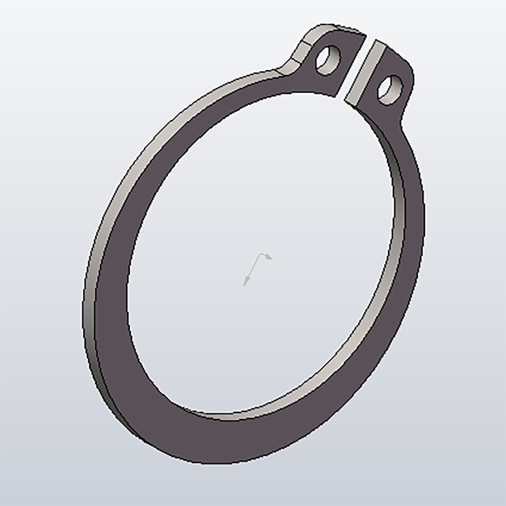 DP12VL 2 Retaining Rings for 24mm Shaft - High-Quality Circlips for Industrial Machinery & Automotive Applications