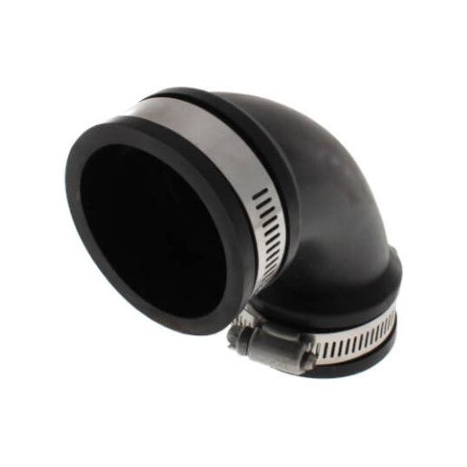Fernco QL-150 1-1/2 Inch 90 Degree Flexible PVC Elbow - Quick Connect Plumbing Fitting for Drainage & Waste Pipe Systems (Home, RV, Marine Use)