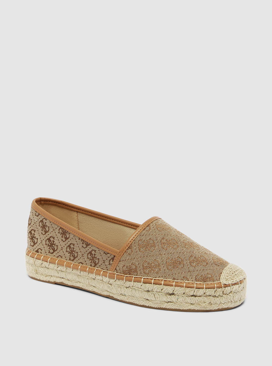 Joelyn Brown Logo Espadrilles - Comfortable Casual Shoes for Women | Perfect for Summer Outfits, Beach Walks & Everyday Wear